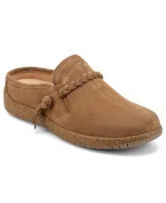 Women's Rosalin Suede Braided Slip-On Clogs