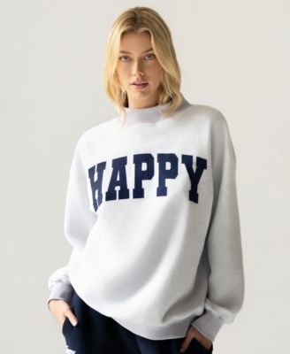 Women's Reversible Mock-Neck Sweatshirt