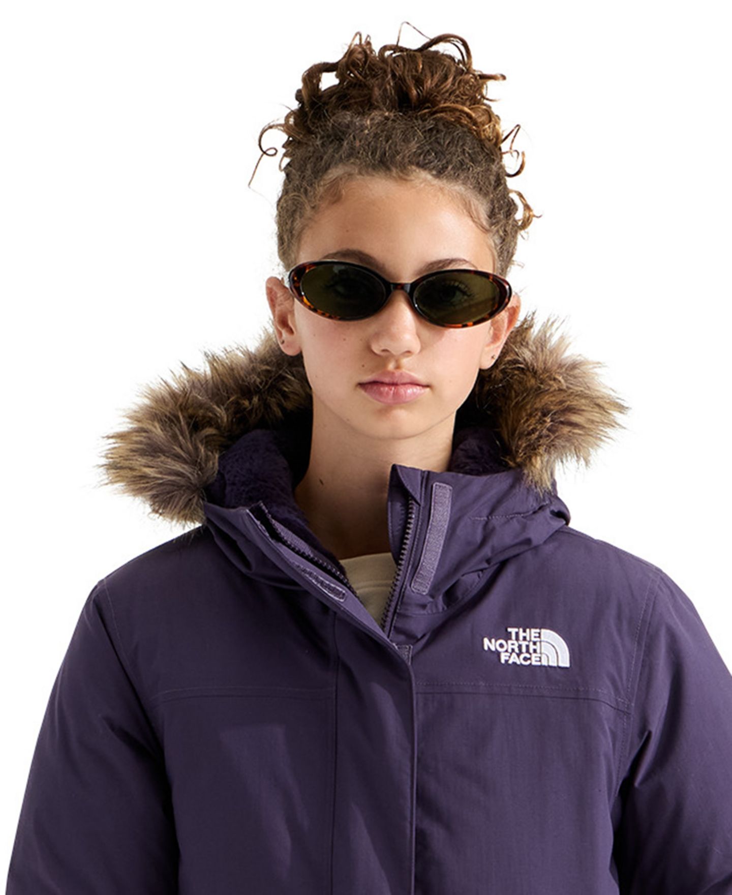 Куртка The North Face Arctic Parka Jacket для девочек, цвет: Сумеречный — фото 6