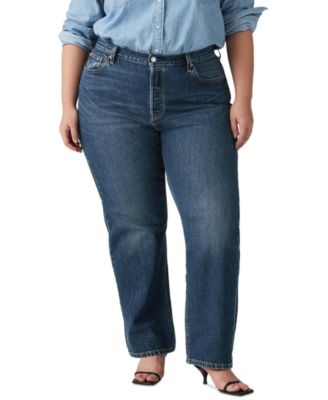 Trendy Plus Size 501 Original-Fit Straight-Leg Jeans