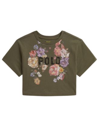 Girls' 2T-6X Floral Cotton Jersey Boxy T-Shirt