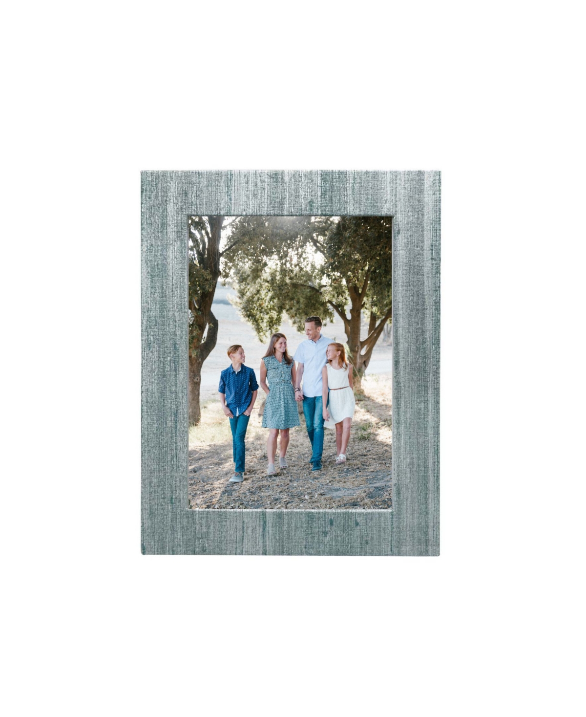 Mariposa Capri Faux Grasscloth Photo Frame, 5" x 7"