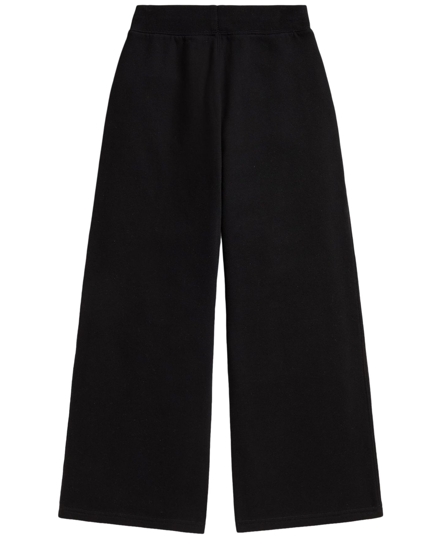 Брюки Polo Ralph Lauren Fleece Wide-Leg Sweatpant для девочек, цвет: Чёрный — фото 2