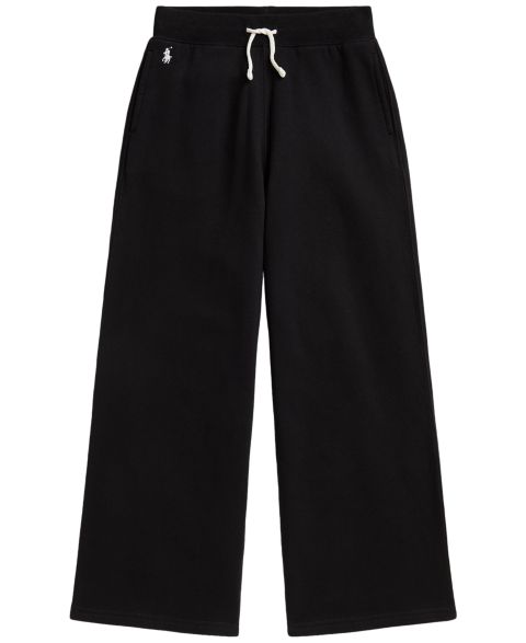 Брюки Polo Ralph Lauren Fleece Wide-Leg Sweatpant для девочек, цвет: Чёрный
