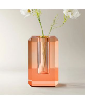 Corina Crystal Glass Bud Vase