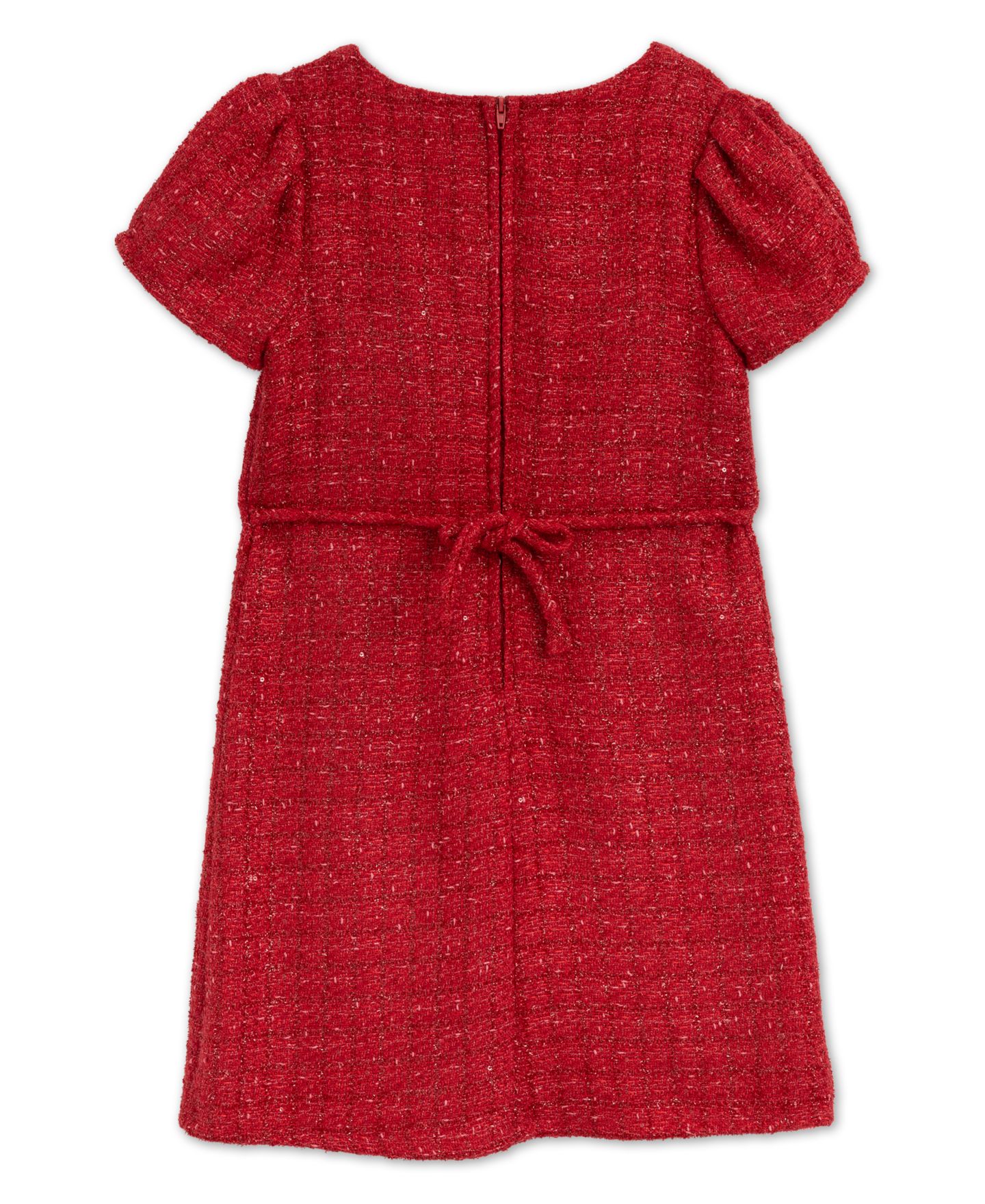 Платье Speechless Knee Length Short-Sleeve Dress для девочек, цвет: Тёмный красный — фото 3