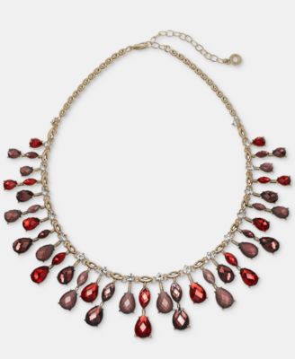 Crystal Stationed Collar Necklace
