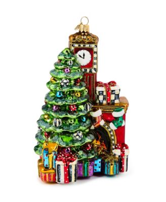 Fireplace Glass Ornament