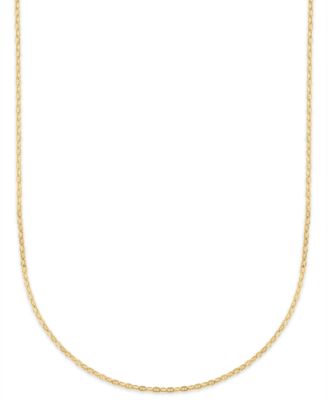 Mariner Chain Necklace in 10k Yellow Gold