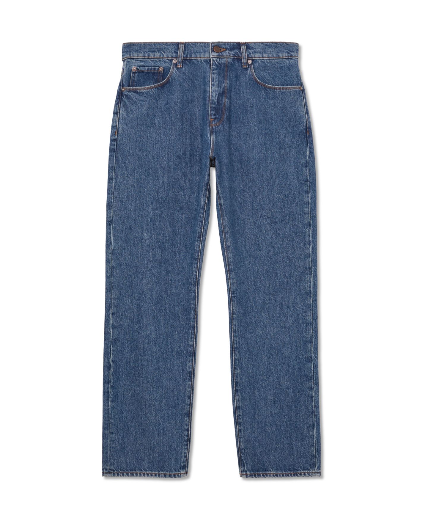 Мужские джинсы REISS Jimmy 100% Cotton Relaxed Straight-Leg — фото 5