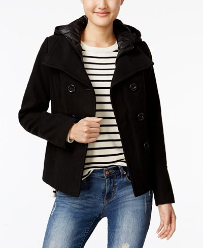 American Rag Hooded Peacoat, Only at Macy's