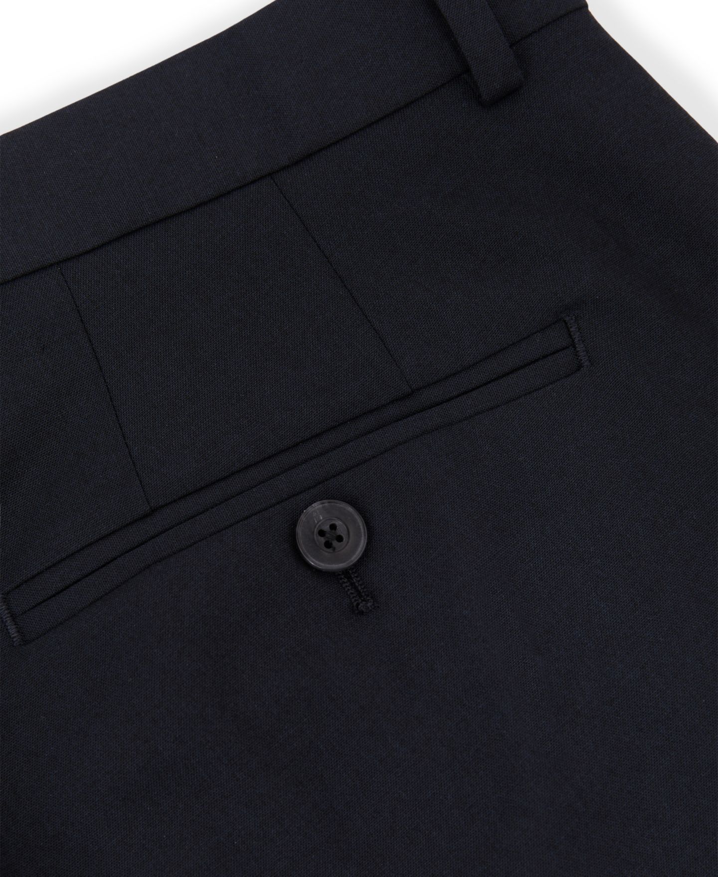 Мужские брюки REISS Graduate Tailored-Fit Flat-Front Suit, цвет: Тёмно-синий — фото 4