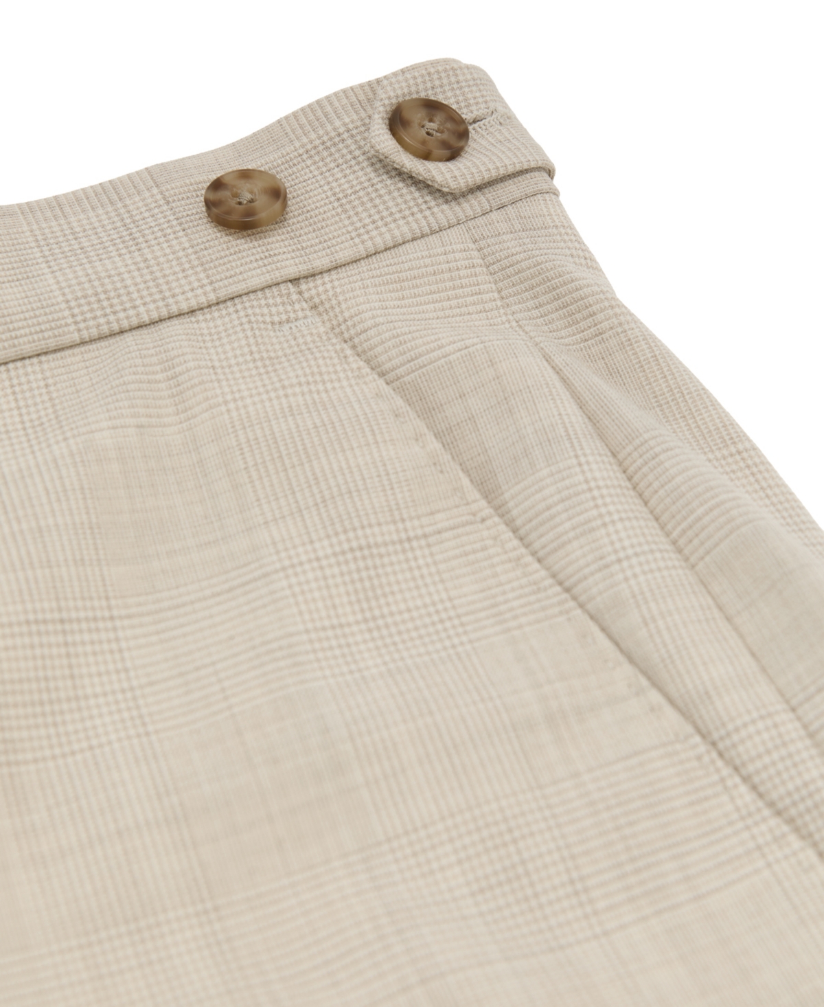 Reiss Men's Vita Pin-Check Classic-Fit Wool-Blend Pants