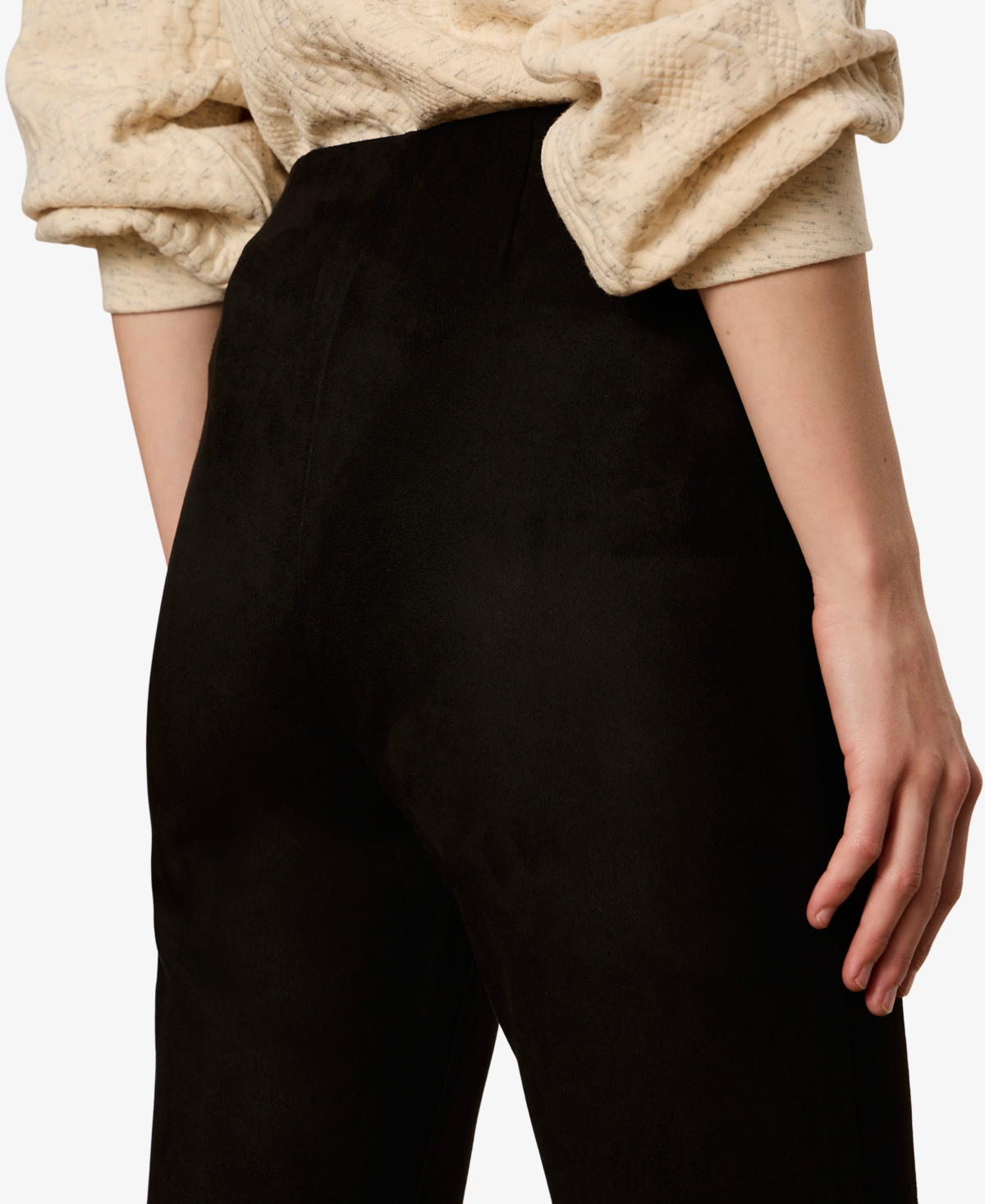 Sanctuary Women's Sashay Faux-Suede Flare Leggings