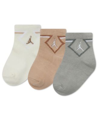 Todldler Boys' 0M-4T Diamond Ankle Socks, 3-Pack Set