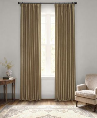 Vintage Textured Faux Dupioni Silk Blackout Curtain