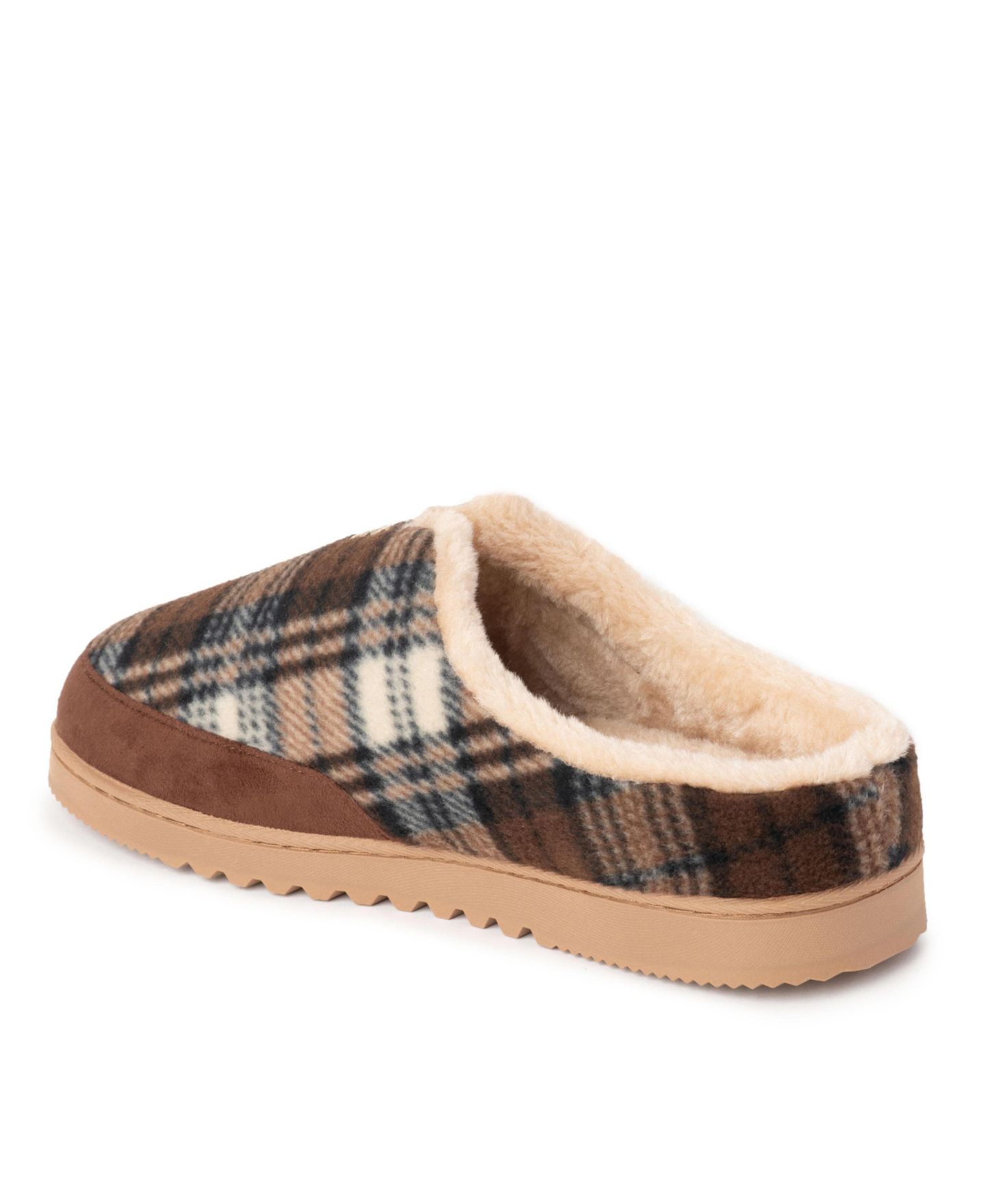 Мужские сабо Dearfoams Aldan Clog Slippers, цвет: Коричневый — фото 5