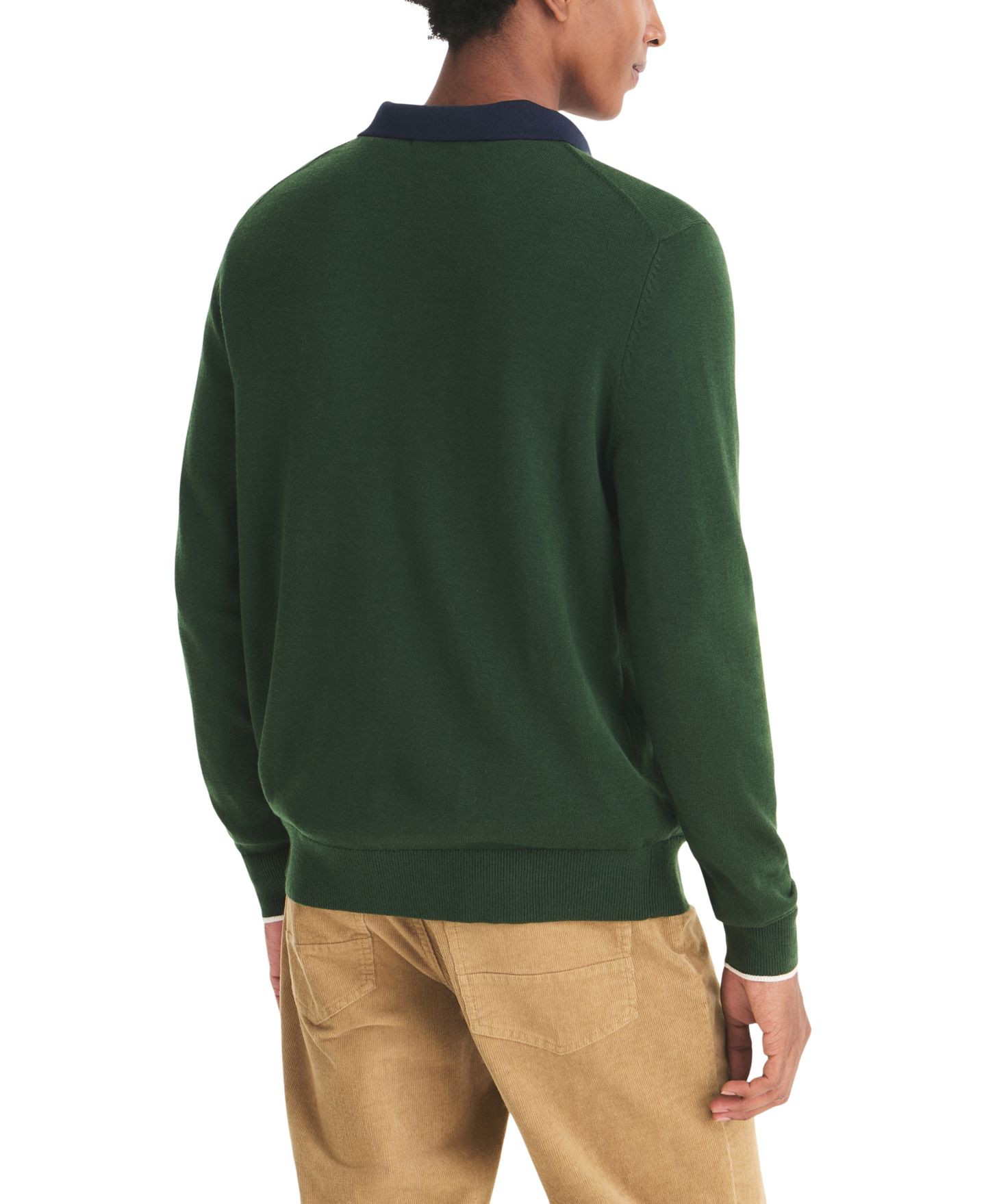 Мужской свитер Nautica Dog Intarsia Crewneck, цвет: Kelp — фото 5
