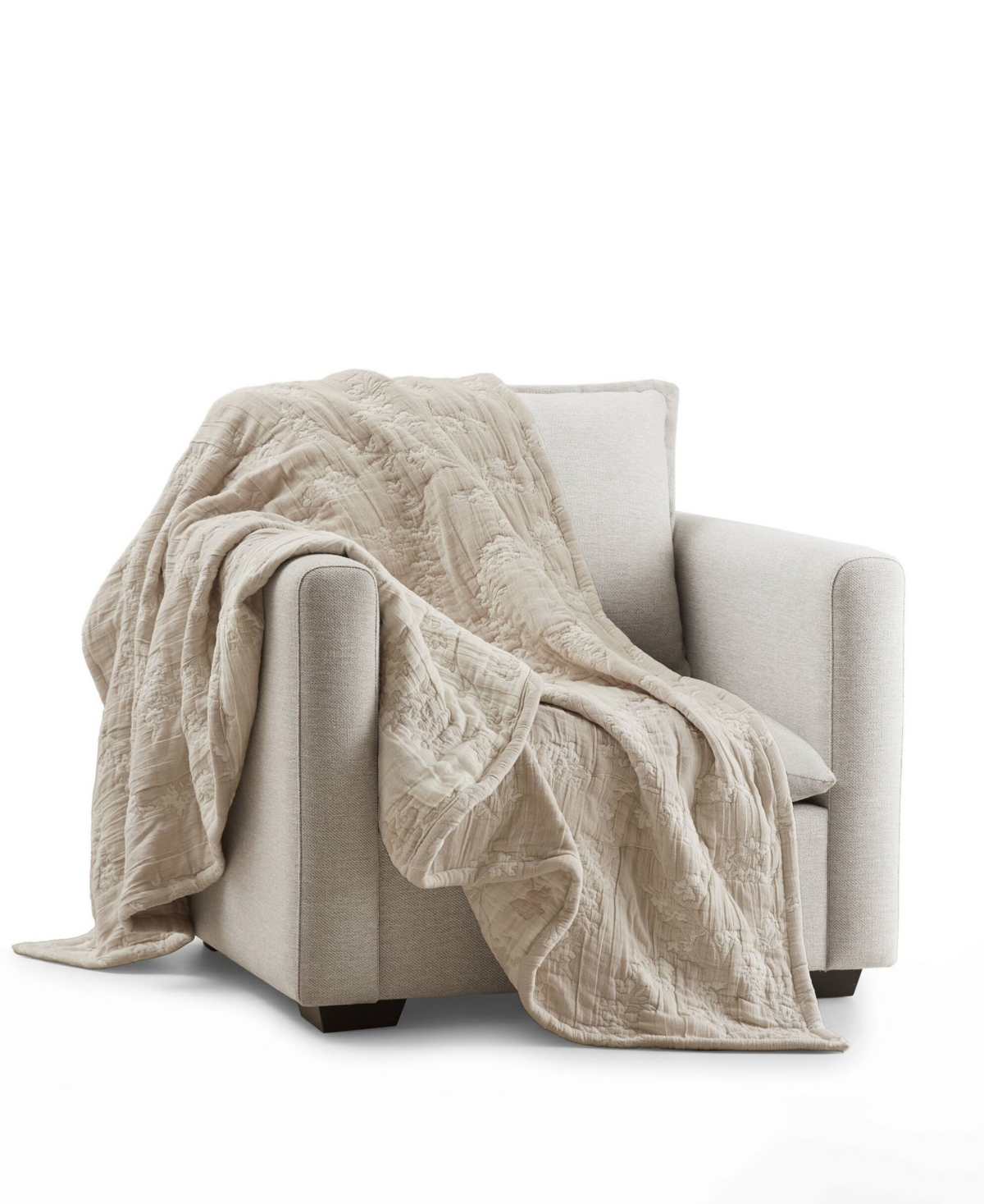 Harbor House Catalina Botanical Cotton Jacquard Throw, 50" x 70"