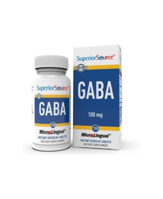 GABA 100 Milligram 100 Sublingual Dissolving Tablets