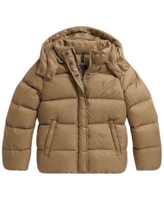 Girls' 7-16 Down Hooded Jacket