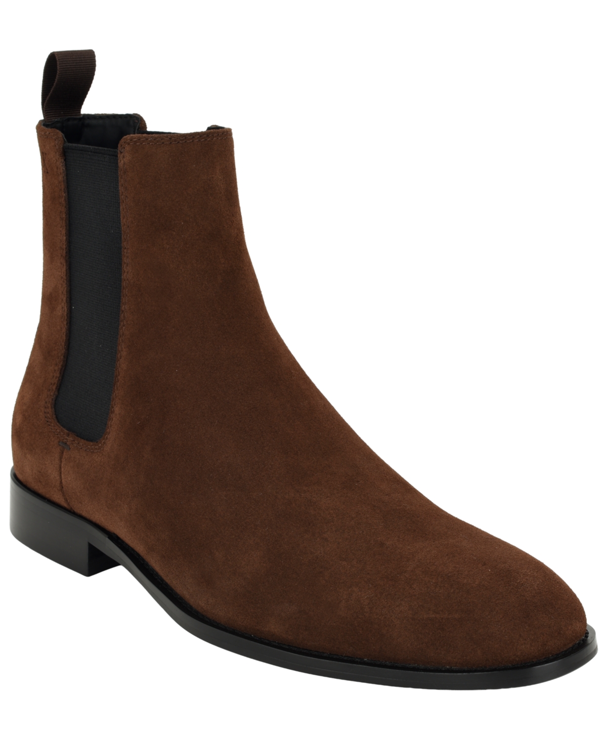 Calvin Klein Men's Volminer Pull-On Chelsea Boots - Brown Suede