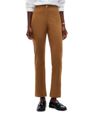 Women's Ponte Slim Cigarette Mid-Rise Pants