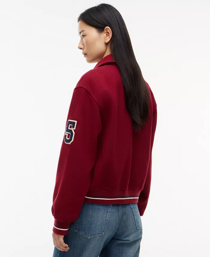 Women's Varsity Bomber Lightweight Jacket - thumbnail 4