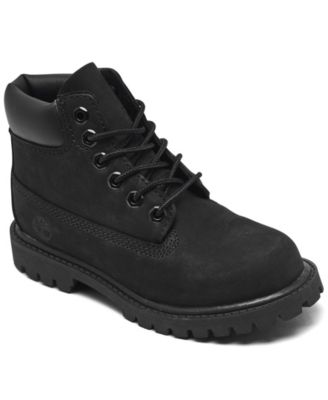 youth timberland boots size 6 black