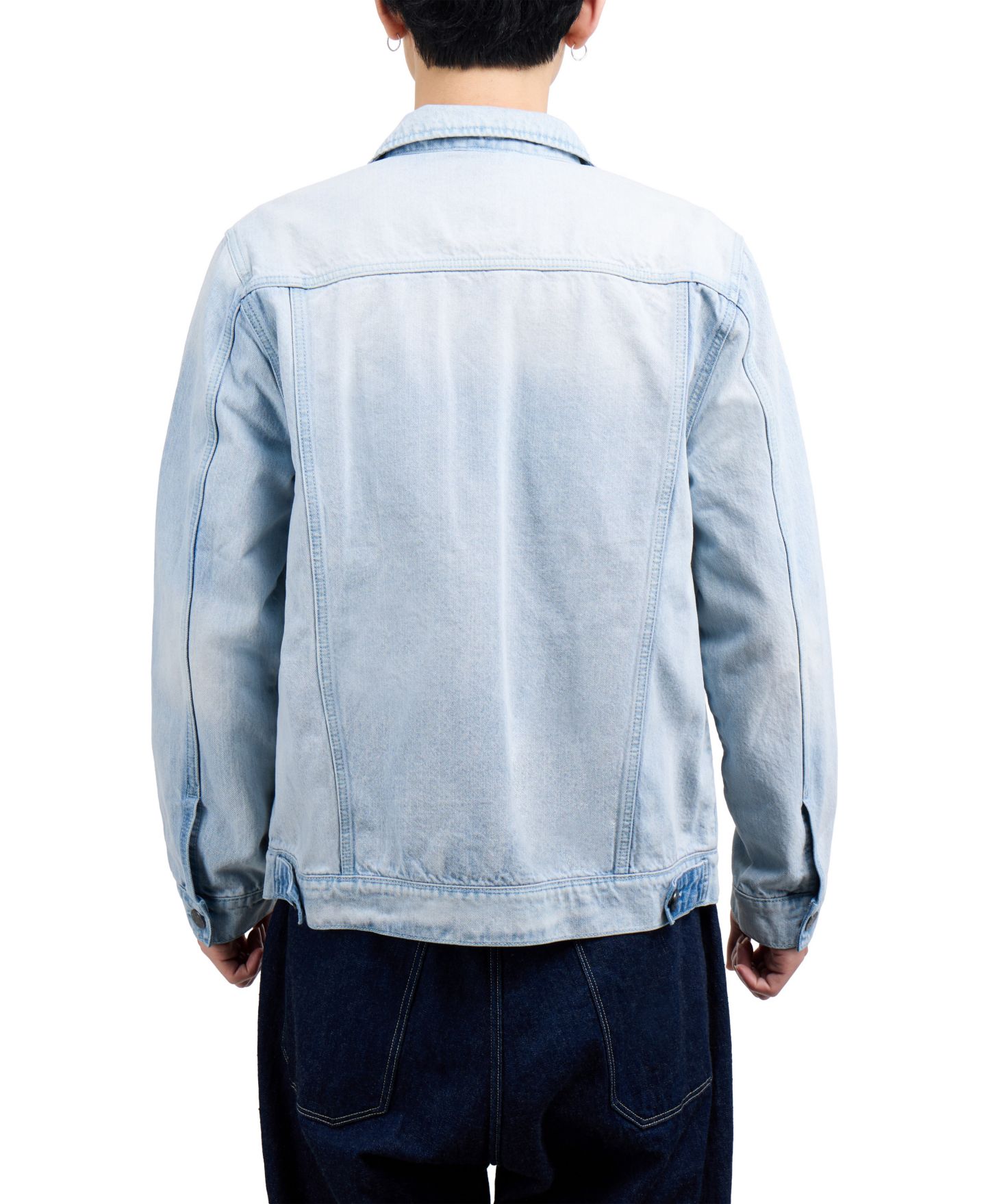Мужская куртка X-Ray Trucker Denim, цвет: Выбеленный варёный — фото 2