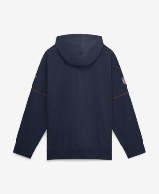 Nike Men's Denver Broncos Sideline Anorak Half-Zip Hoodie - Macy's