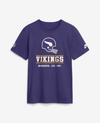 Men's Big & Tall Minnesota Vikings Sideline Final Sprint Dri-FIT Crew Neck T-Shirt
