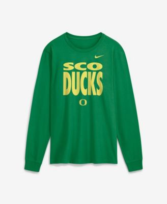 Men's Oregon Ducks Oregon Sideline Slogan Long Sleeve T-Shirt