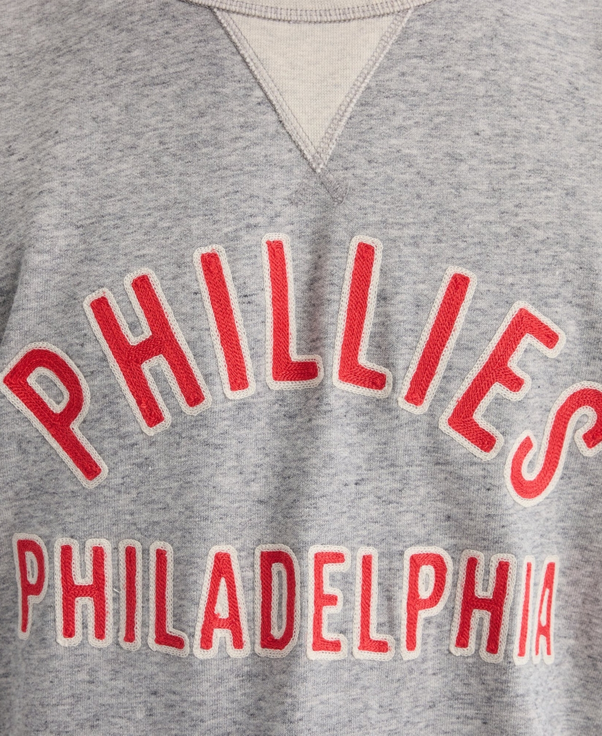 Fanatics Men's Philadelphia Phillies Iconic Relaxed-Fit Terry Crewneck Short-Sleeve Sweatshirt