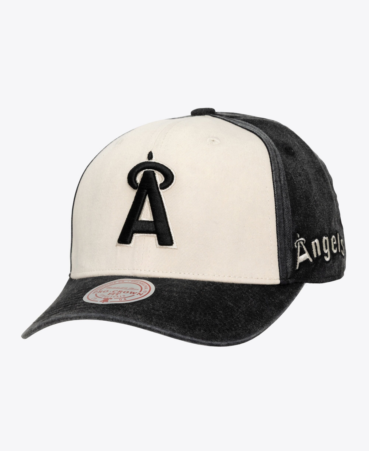 Mitchell & Ness California Angels Snow Block Pro Crown Adjustable Baseball Cap