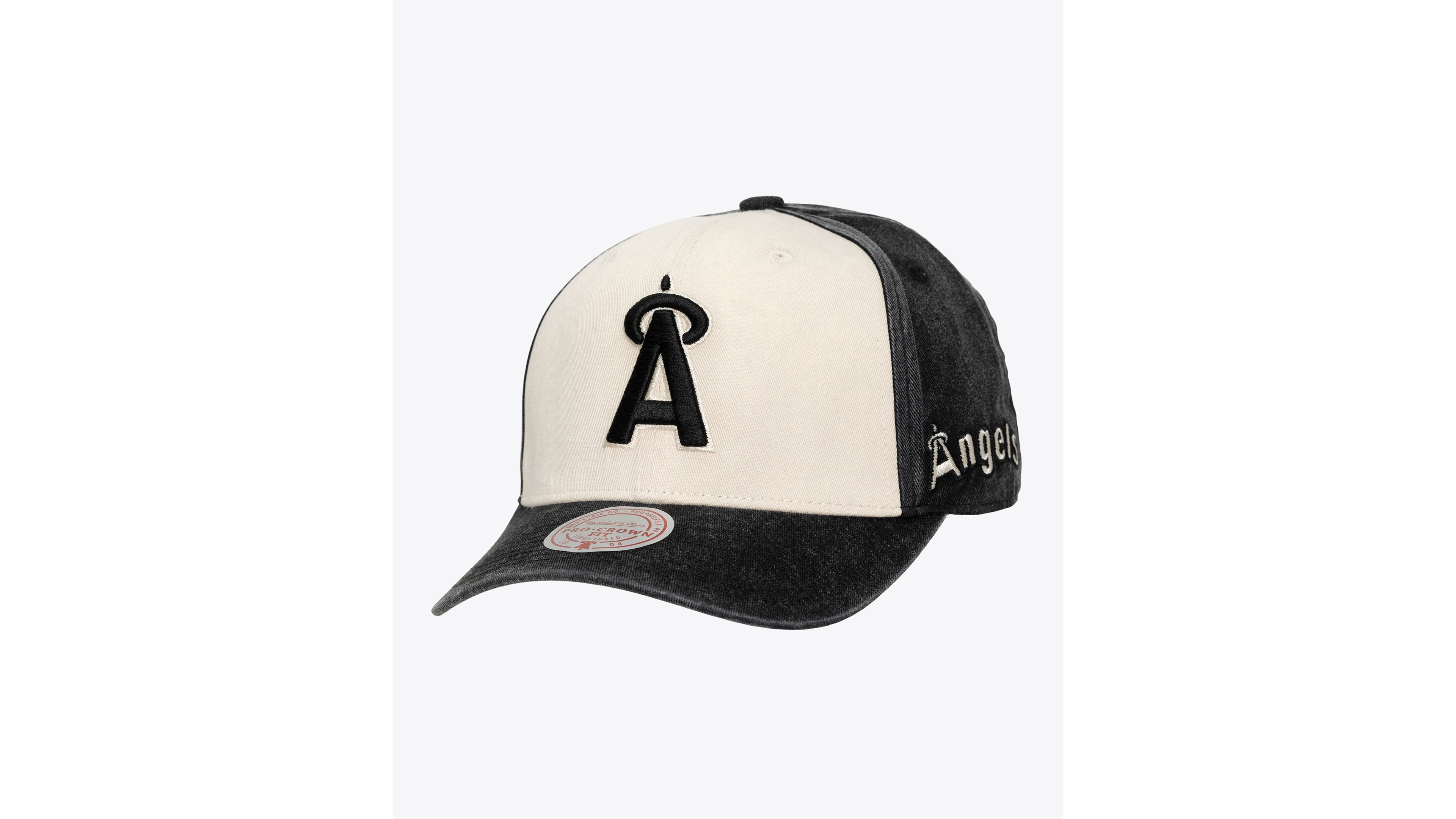Mitchell & Ness California Angels Snow Block Pro Crown Adjustable Baseball Cap
