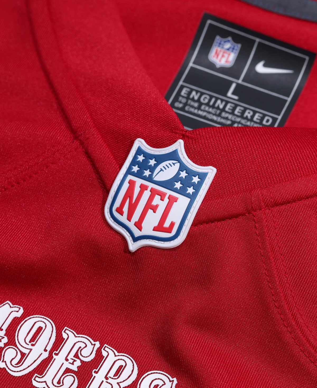Nike Men's San Francisco 49ers Warner 54 V-Neck Jersey