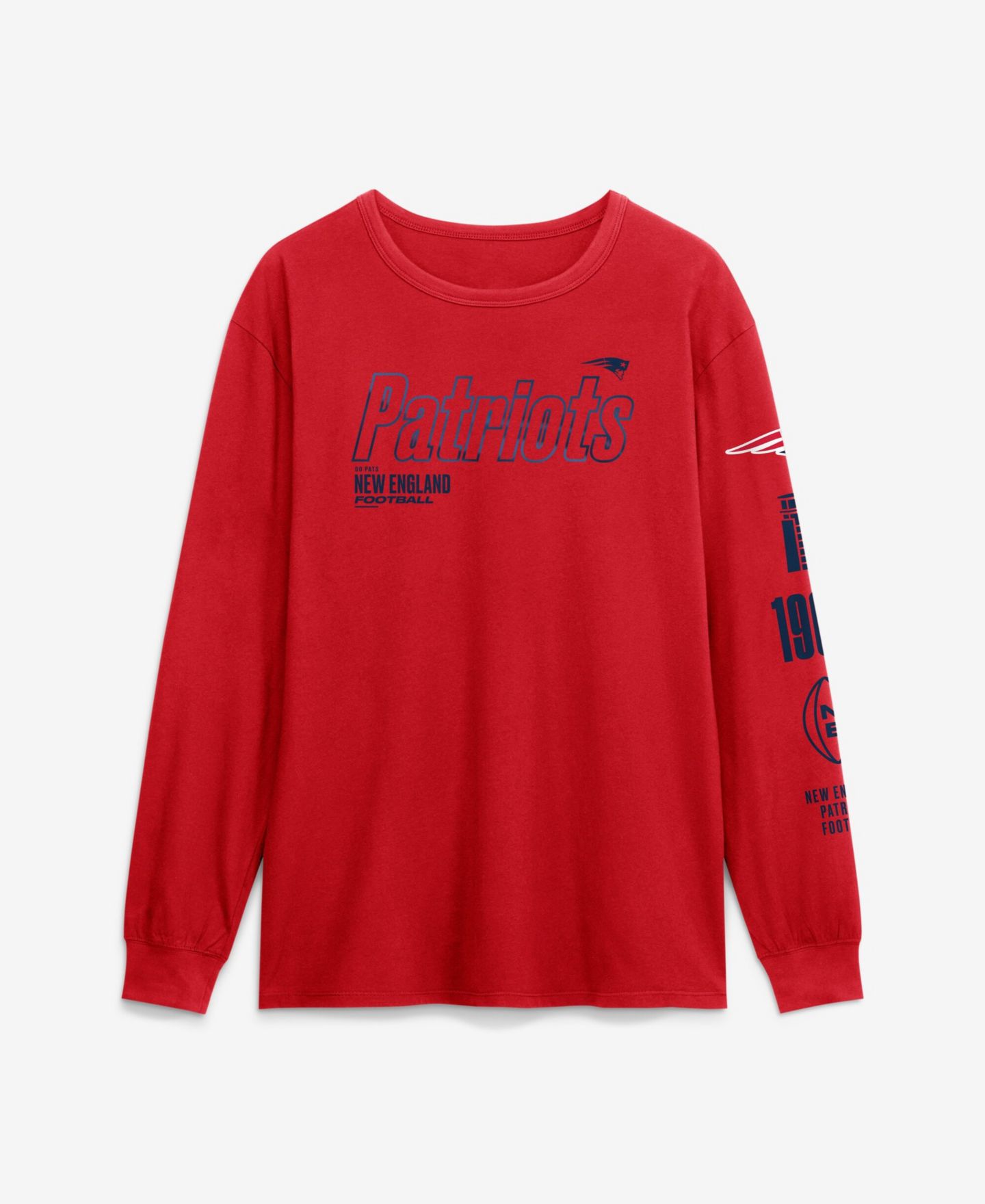Мужская футболка Fanatics New England Patriots Legacy Long Sleeve Graphic — фото 1