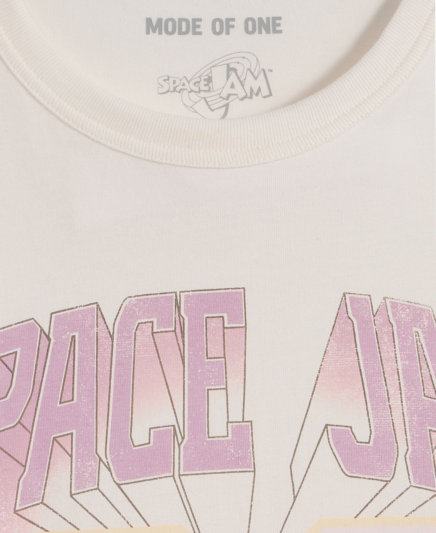 Мужская футболка Mode of One Space Jam Graphic Relaxed-Fit, цвет: Натуральный — фото 6