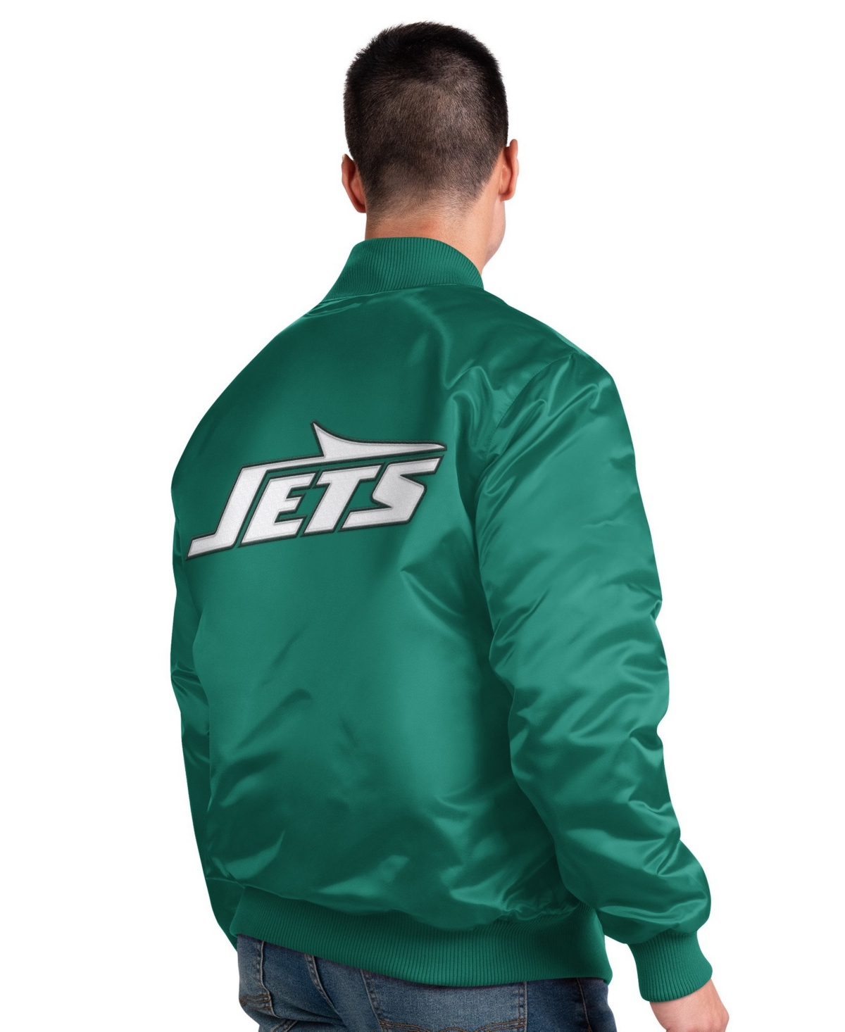 Starter Men's New York Jets Varsity Full-snap Satin-Lined Jacket, Created for Macy's