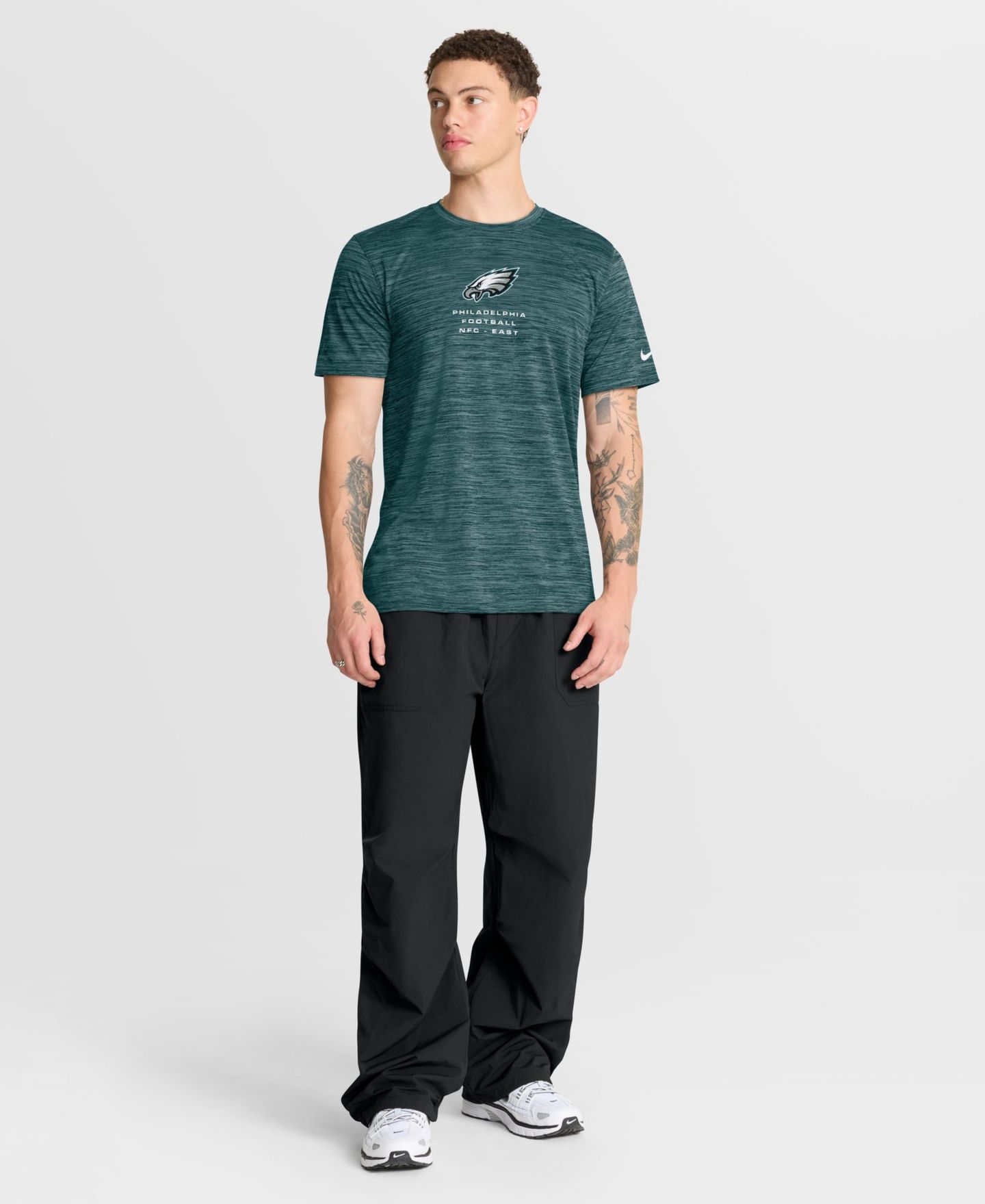 Мужская футболка Nike Philadelphia Eagles Velocity Cross-Dyed Jersey — фото 3