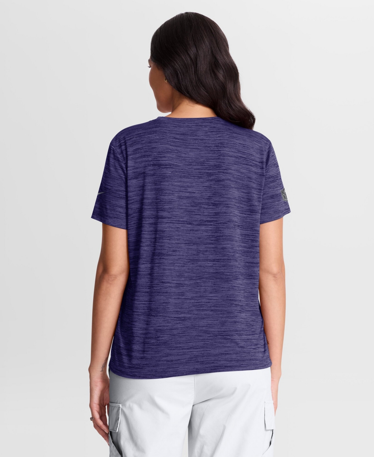 Nike Women's Baltimore Ravens Sideline Velocity Dri-fit T-Shirt