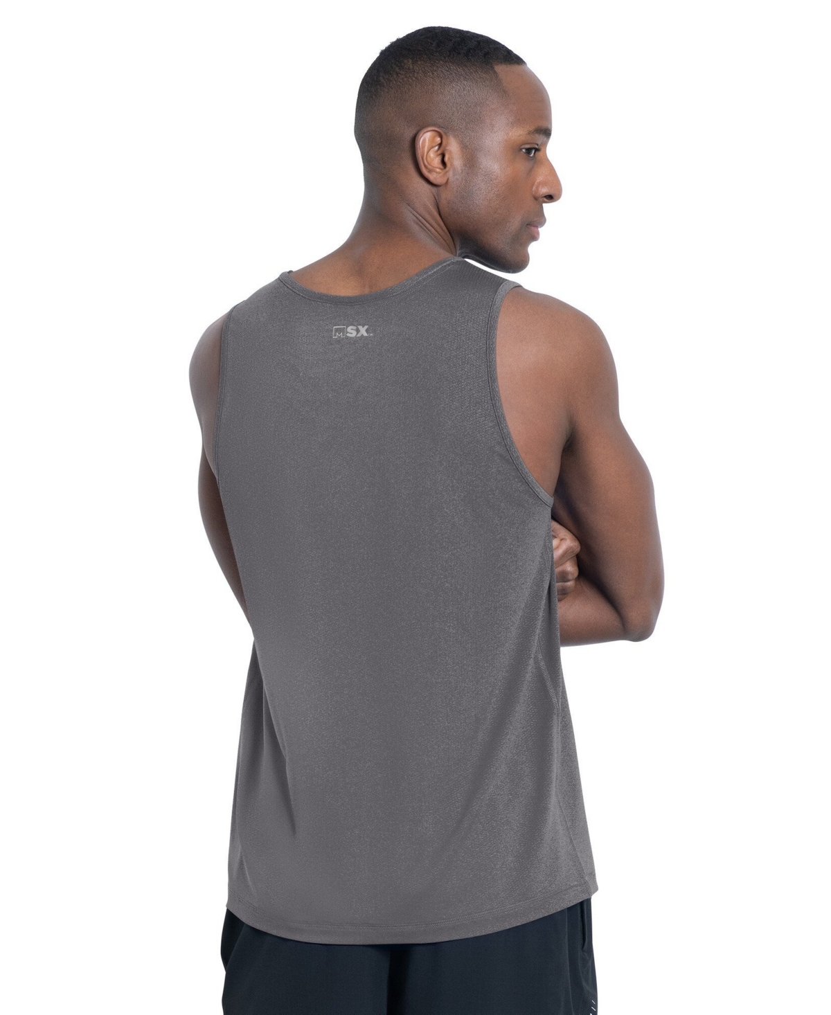 Msx by Michael Strahan Men's Energy Scoop Neck Tank Top