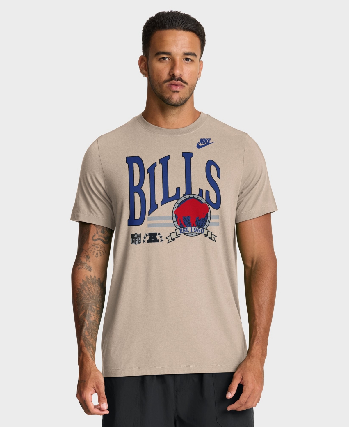 Nike Men's Buffalo Bills Rewind Tri-Blend T-Shirt