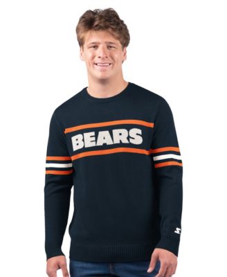 Men's Player Chicago Bears Woven Graphics Striped Sweater