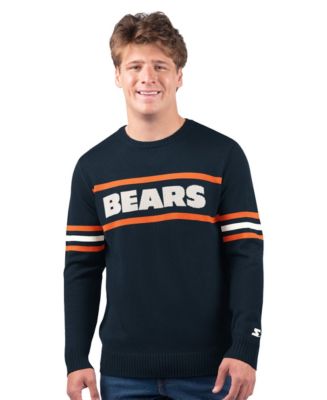 CHICAGO Bears セーター Starter Men's Player Chicago Bears Woven Graphics Striped Sweater