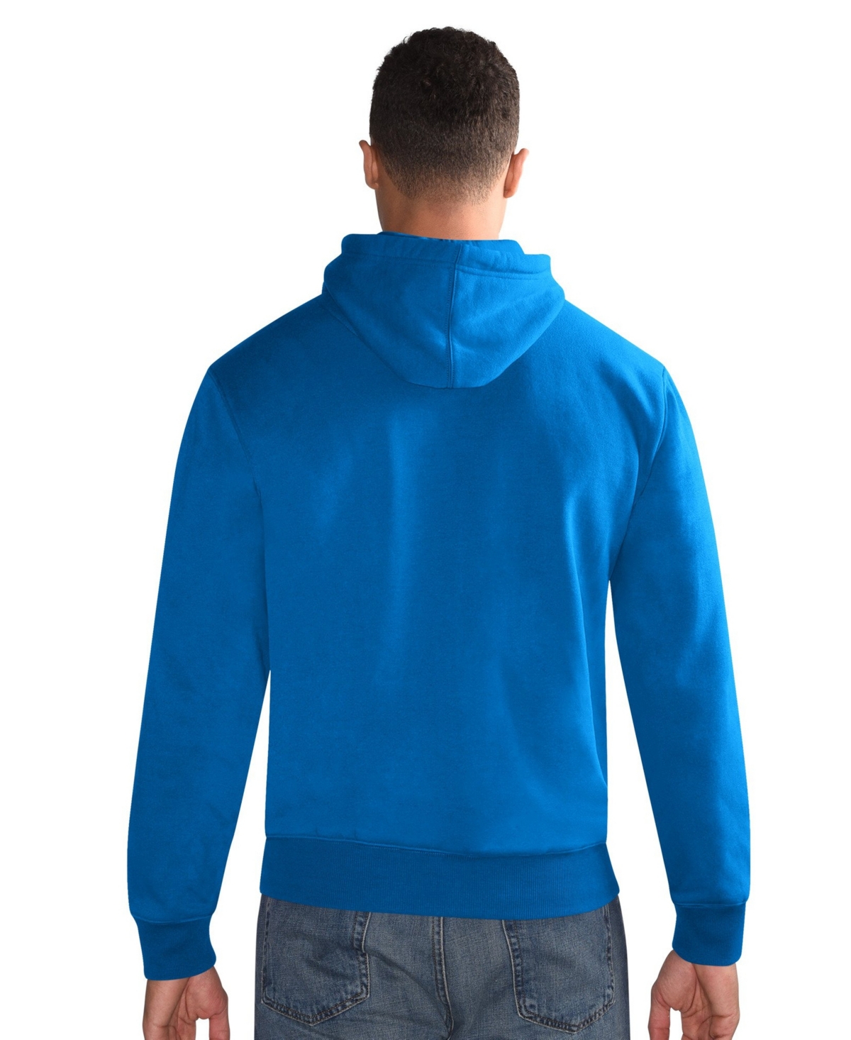 Starter Men's Detroit Lions Graphic Fleece-Lined Hoodie and Cuffed Knit Hat, 2-Piece Set
