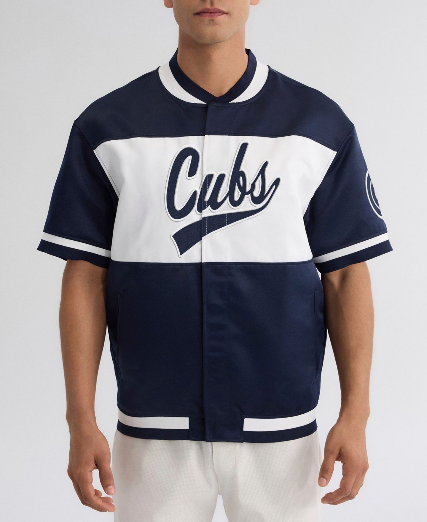 Мужская куртка Fanatics Chicago Cubs Iconic Full-Snap Satin — фото 6