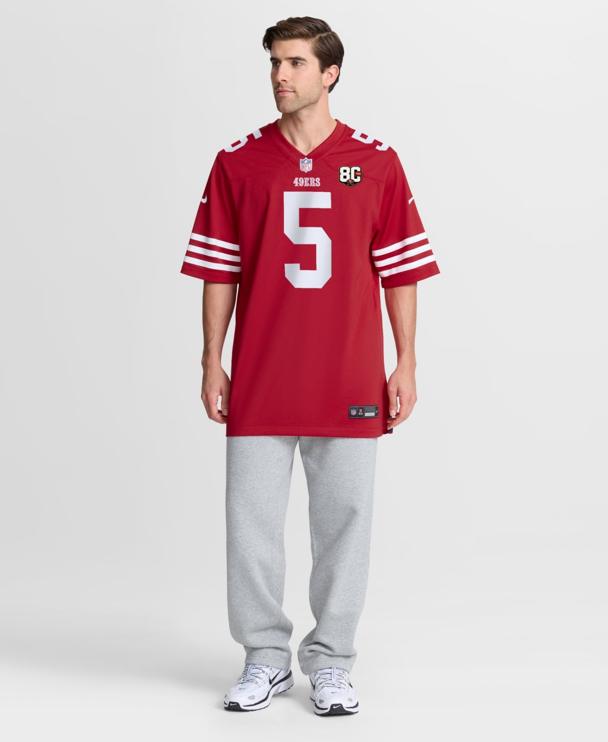 Nike Men's San Francisco 49ers 80th Anniversary Mike Evans Jersey
