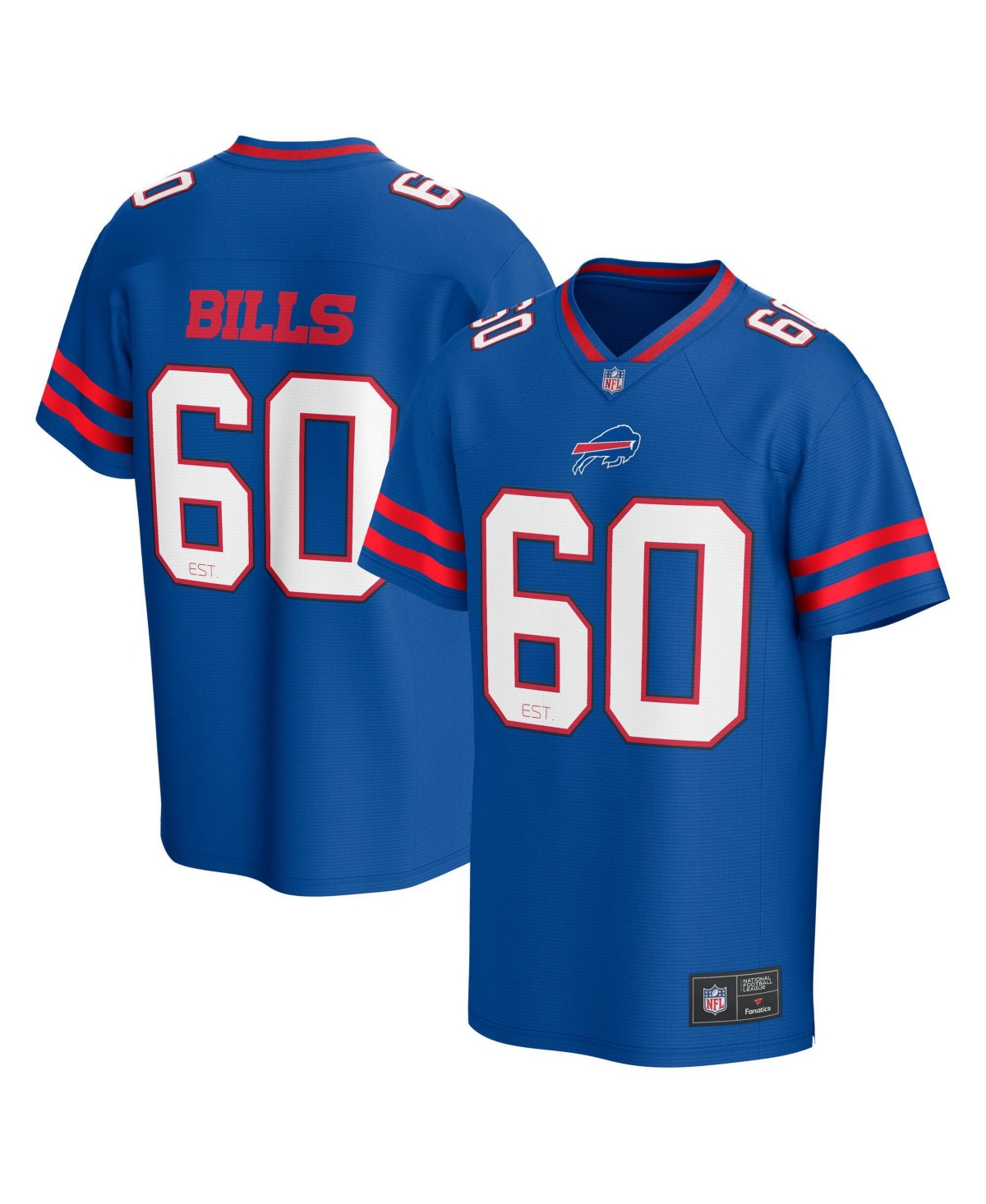 Men's Fanatics Royal Buffalo Bills After Hours Fashion Mesh Jersey Top